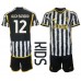 Maillot de foot Juventus Alex Sandro #12 Domicile vêtements enfant 2023-24 Manches Courtes (+ pantalon court)